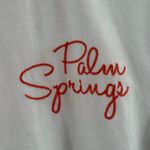 Wildfox Palm Springs Jamie Tee SZ Small NWT T-Shirt White Embroidered Spritzing Photo 8