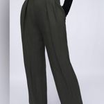 ZARA Belted Pleated Straight Leg Paper-bag Trousers Medium Minimalist Chic Photo 8