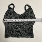 Pins and Needles Black White Knit Crop Top Sweater Tank Size Small Photo 3
