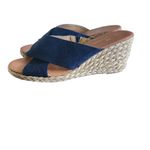 Tommy Bahama  Sandals Womens Size US 8‎ Navy Espadrille Cross Strap Coastal Chic Photo 3
