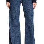 NEW Etro Paisley High Waisted Flare Jeans Size 29 Women’s NWT Blue Photo 0