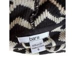 Bar III Black & White Geometric Open Front Cardigan Sweater Jacket Sz S Aztech Photo 2