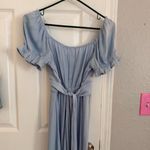 Francesca's  blue milkmaid Dress Photo 2