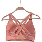 Lululemon  Energy Bra High Support Dew Pink Crossback Sports Bra 34DDD Gym Run Photo 1