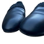 Loewe  Black Leather Mules Flats Slip On Size 38 Pointed Toe Designer Old Money Photo 8