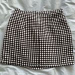 Never worn: black & white checkered miniskirt Photo 1