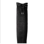 Marc Fisher Black Knee High Suede Boots Size 6 Photo 8