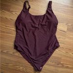 Cupshe 💥 Retro Square Neck Plum Purple One Piece Swimsuit Photo 2