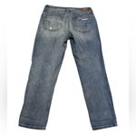 American Eagle  “Boy Crop” Distressed Cropped Blue Jeans Size 2 Relaxed Slouchy Photo 2
