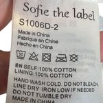 Sofie The Label Floral Peasant Maxi Dress Puff Sleeve Tiered Colorful Cottage, 2 White Size M Photo 10