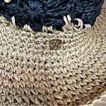 Steve Madden Boho 100% Paper Yarn Straw Crochet Summer Hat, OS Photo 3