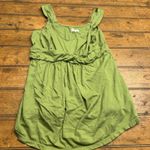 Old Navy  Top Woman's Size Medium Green Tank Babydoll Wider Straps‎ Photo 0