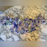 Pretty Little Thing NWT White Floral Ruffle Puff Sleeve Bardot Crop Top 22 Photo 2