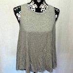 Dina Be Gray Open Back Super Soft Strechable Tank Top Size Small Muscle Tee. Photo 8