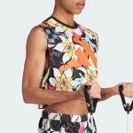 Adidas NWT  x Rich Mnisi  Pride Cropped 3-Stripe Training Tee XL Photo 0