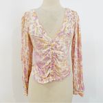 Free People NEW  ruched long sleeve Photo 2