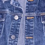 Calvin Klein Classic Denim Jean Jacket Button Up Minimal Basic Blue Size L Photo 3