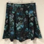 EXPRESS  Floral Scuba Full Skirt Size Small EUC Photo 1