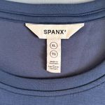 Spanx  AirEssentials Tie-Waist Faded Indigo Blue Maxi Dress Photo 4