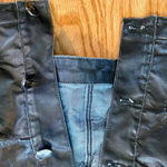 Aventures des Toiles Distressed Blue Denim Jacket Womens 38 Medium Photo 10