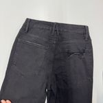Good American Jeans Womens Size 4 27 Black Good Straight Ripped Fray Hem Crop Photo 9
