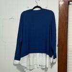 Isaac Mizrahi  Live Blue underlay shirt sweater NEW 2X Photo 4