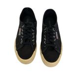 Superga  Black Canvas Platform Sneakers Women’s 6 Casual Streetwear Photo 1