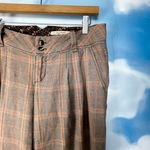 Free People  vintage wide leg plaid trousers Photo 2