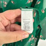 Audrey 3+1 Tank Top M Green Sheer Bird Print Indie Sleaze Y2K Whimsical Boho Size M Photo 2