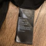 All Saints Annis knee length Dress Black Draped Front Sleeveless V-neck size 6 Photo 10