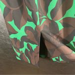 Milly  Green‎ Floral Print Skirt Size 4 Photo 6