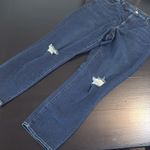 EXPRESS Dark Blue Kirby Slim, super high-rise jeans Photo 0