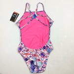 Speedo  Turnz One Piece Swimsuit Racing Cut Endurance Fabric Swimsuit NEW! Photo 1