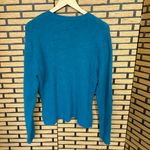 Harley Davidson Teal Wool Blend Sweater Size Small Blue Photo 1