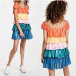 Olivia Rubin Clarissa Tiered Sequin Mini Dress Rainbow new with tags Size 12 Red Photo 1