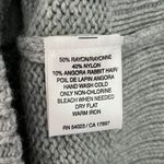 Old Navy Vintage Rabbit Hair Cowl Neck Sweater Deadstock NWT Grey Size Medium Photo 6