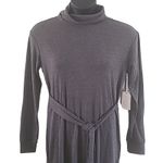 Stylus Cozy Long Sleeve Sweater Dress – Gray – Size Medium – Midi Length – NWT Photo 3