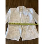 L'Agence  Brooke Double Brested Crop boucle Blazer in ivory ecru tweed style 0 Photo 6