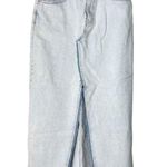 ZARA Skirt Womens Large Denim Midi Light Wash Slit🩵 Photo 1