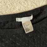 H&M  gray lightweight cable knit sweater size large Photo 5