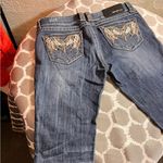 Grace in LA Blue Denim Jeans w lovely embellishments, Quality denim w extra Size 27 Photo 11