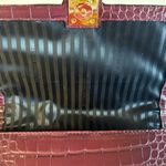 Victoria's Secret Victoria’s Secret Faux Snakeskin Crossbody bag Mulberry/Gold Photo 12