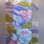 Vintage Vera hand rolled silk combo scarf Purple Photo 3