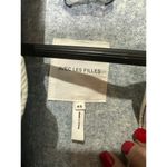 Avec Les Filles  Blue Ruffle Sleeve Oversized Denim Jacket Size XS Photo 3