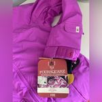 FOURSQUARE Women's Purple 15K Hooded Snowboard Ski Jacket NWT Pink Size XL Photo 8