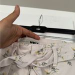 Topshop MOTO denim floral skirt front tie knot Photo 2