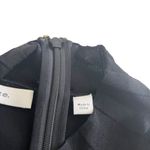 Vince  Black Sleeveless Mixed Rib Sleeveless Mock Turtleneck Top Size XXS Photo 3