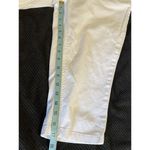 INC International Concepts Denim White Jean Capris Bead Detail Size 6 Low Rise Photo 8