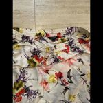 Ralph Lauren Lauren  Floral Satin Skirt Cream Color‎ Womens Size L Photo 1