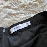 JustFab NWT  Black Ruffle Midi Skirt Photo 3